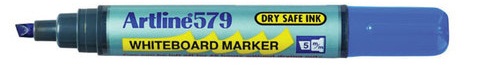 Artline 579 White Board Marker Low Odour Chisel Tip Blue EACH