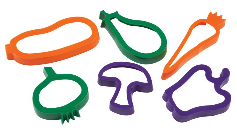 Dough Cutters Vegetables Set of 6