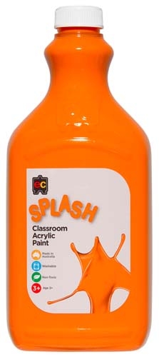 Splash Acrylic 2Lt Tangy Orange