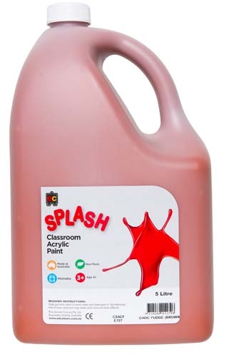 Splash Acrylic 5Lt Choc Fudge Brown