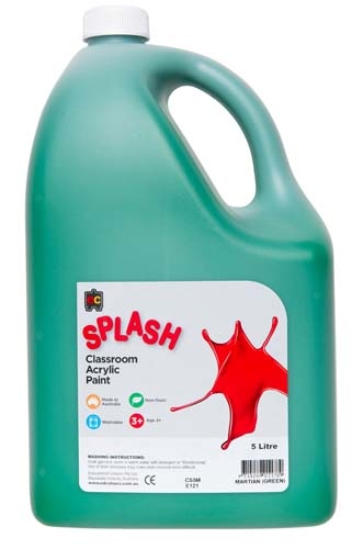 Splash Acrylic 5Lt Martian Green