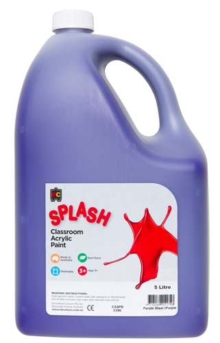 Splash Acrylic 5Lt Purple Blast