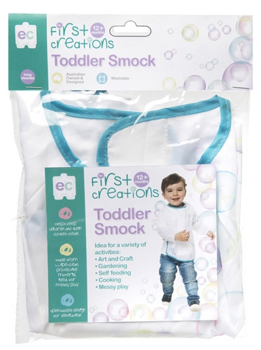EC First Creations Toddler Smock Long Sleeve 1-3years
