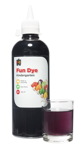 Kindy Liquid Fun Dye 500ml Black
