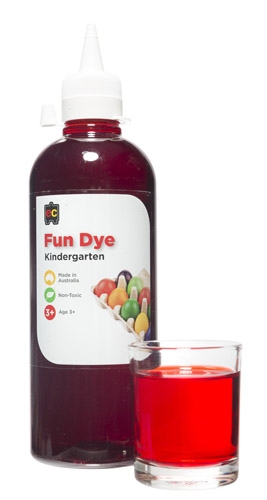 Kindy Liquid Fun Dye 500ml Red