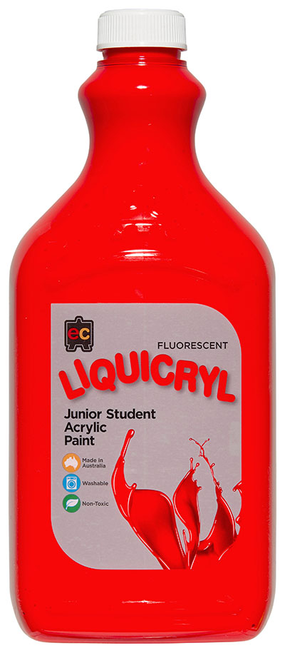 Liquicryl Fluoro 2Lt Scarlet