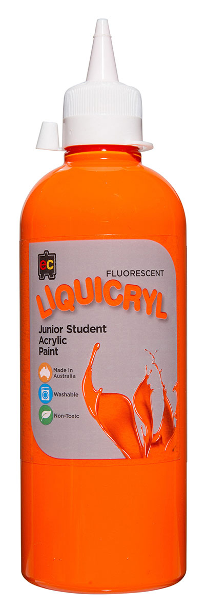 Liquicryl Fluoro 500ml Orange