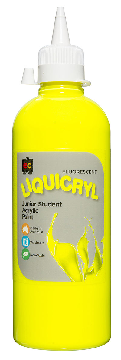 Liquicryl Fluoro 500ml Yellow