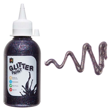 Glitter Paint 250ml Multi Colour