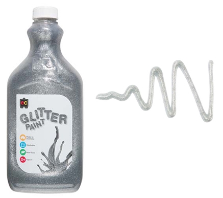 Glitter Paint 2Lt Silver