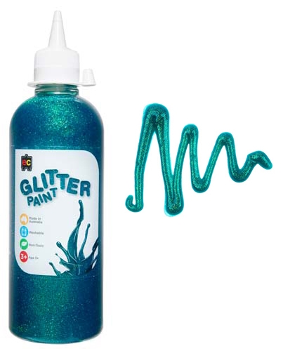 Glitter Paint 500ml Turqoise