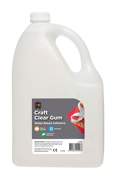 EC Clear Craft Gum 5Lt