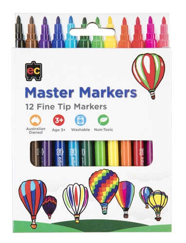 EC Master Markers Fine Pack 12
