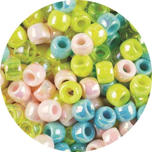 Pony Beads - 10mm Pearl Pack 1000pcs