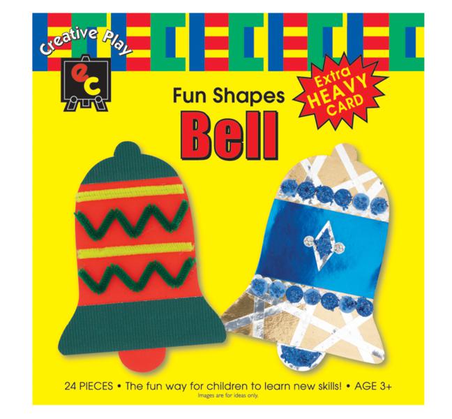 Fun Shapes Bell 15x15cm Pack of 24