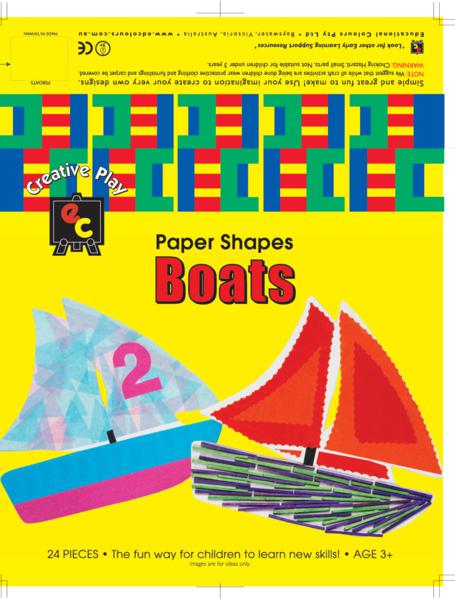 Fun Shapes Boats 22x20cm Pack of 24