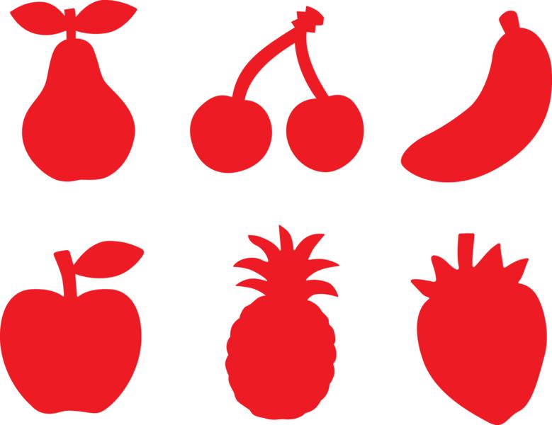 EC Paint Stampers Set of 6 Fruit