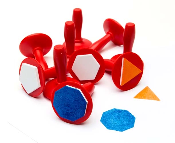 EC Paint Stampers Set of 10 Geometric Shapes