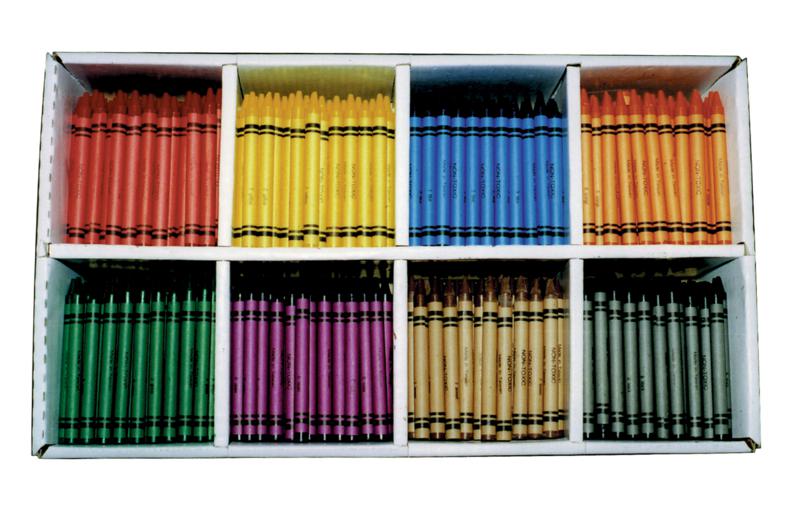 Crayons - EC Regular Box of 800 (100 x 8 Colours)