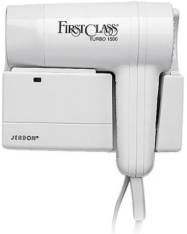Hair Dryer - 1st Class 1500w Wall Mount Polycarbonate Hair Dryer - 1st Class 1500w Wall Mount Polycarbonate