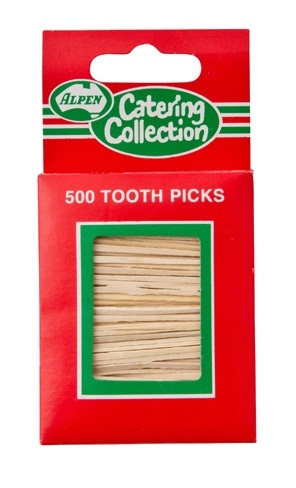 Toothpick - Alpen Plain Flat Pk500