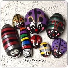 Bug & Beetle Painting Stones 1-2cm Nat.- 750gm bag