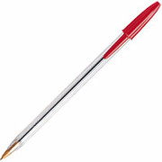 Bic Crystal Medium Red EACH