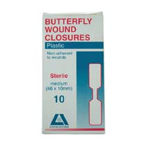 Adh.Butterfly Skin Closure 46 x 10mm  Liv.pk10