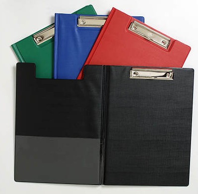 Clipboard Folder Foolscap Blue