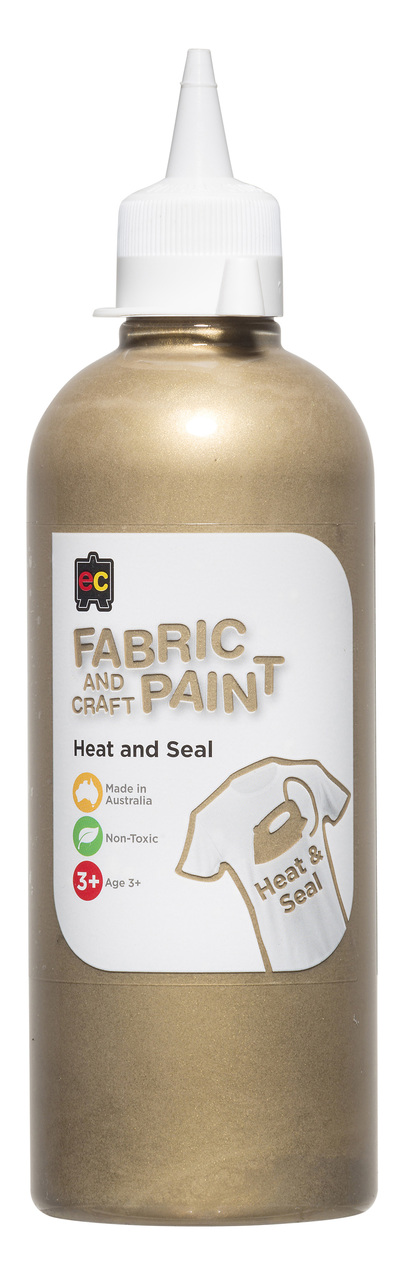 Fabric & Craft Paint 500ml Gold