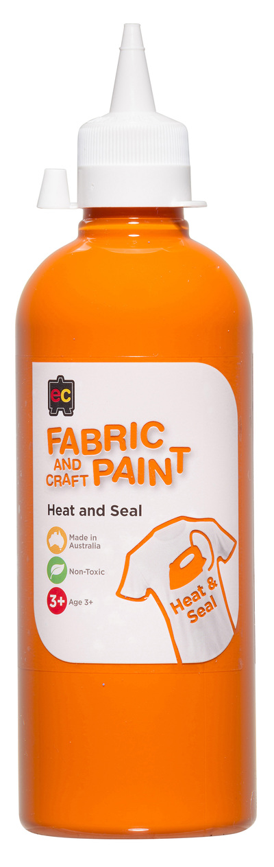 Fabric & Craft Paint 500ml Orange