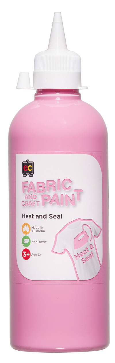 Fabric & Craft Paint 500ml Pink