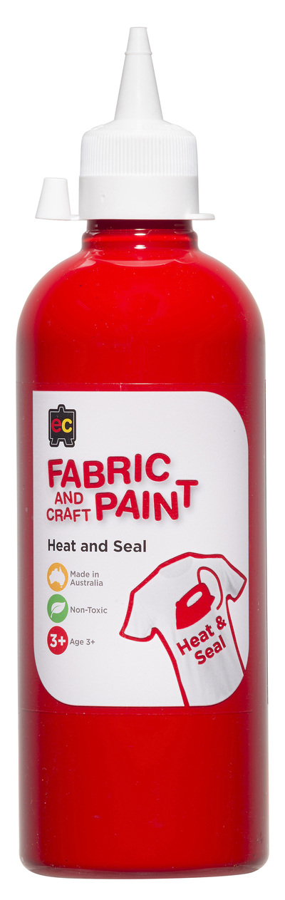 Fabric & Craft Paint 500ml Red