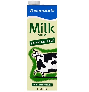 Devondale Long Life Skim Milk 1L