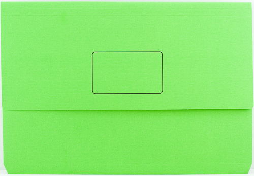 Document Wallet Manilla F/cap Green