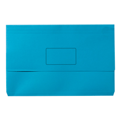 Document Wallet Manilla F/Cap Light Blue