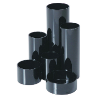 Desk Tidy Tubes Kings Black