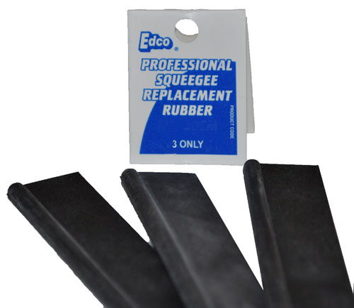 Squeegee 35cm Rubber Blade Pack of 3