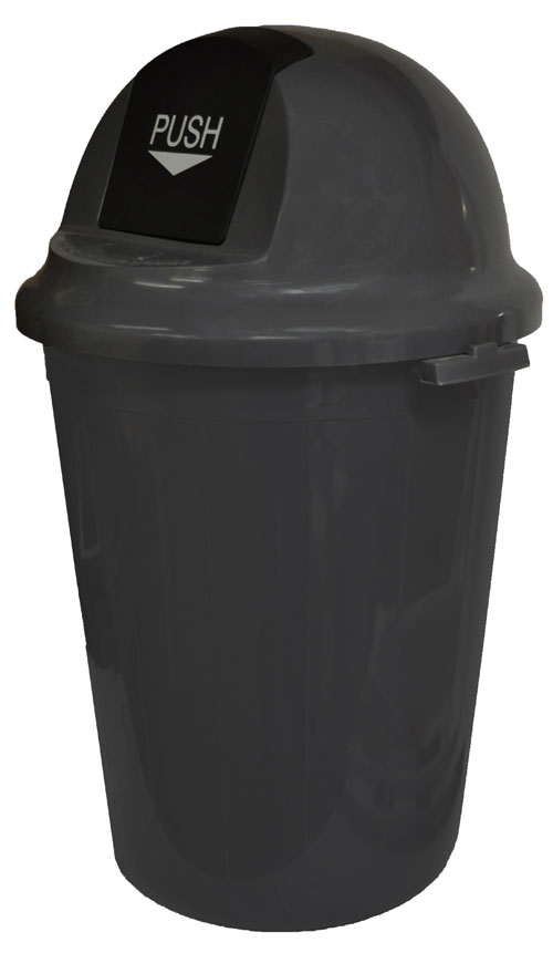 Edco Bullet Bin 60L Grey