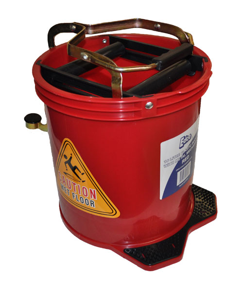 Edco Wringer Bucket 16L Red