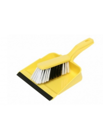 Edco Dust Pan & Brush Yellow (19127)