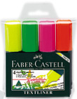 Faber Classic Hilighter Wallet of 4 Colours