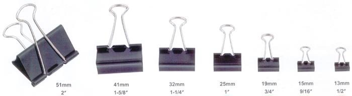 Fold Back Clips 51mm Box of 12