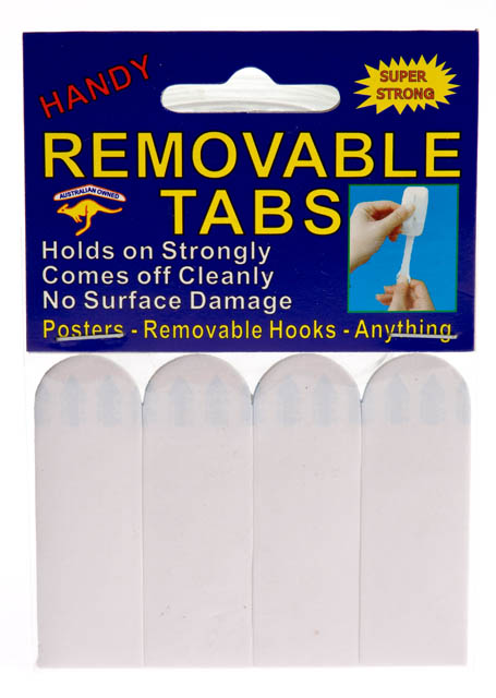 Handy Removable Tabs Pack of 4