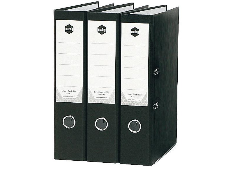 Lever Arch File - Marbig Foolscap Economy Rado