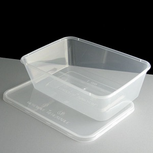 Rectangle Plastic Takeaway Lids Pack of 50