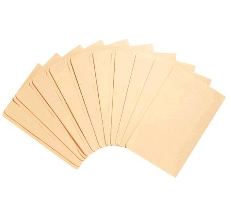 Manilla Folders Foolscap Buff Box of 100