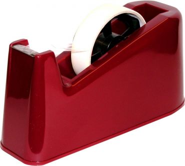 Tape Dispenser Osmer Large 75mm Dual Core Burgundy