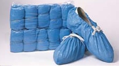 Shoe Covers Non-slip Non-woven 40cm Bag of 50 Pairs Blue