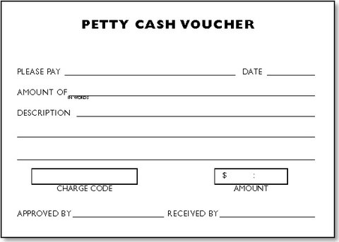 Petty Cash Voucher Pad